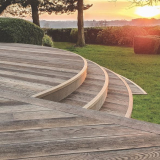 Enhanced Grain Antique Oak