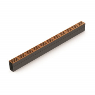 Aco 1m Threshold Drain CorTen Steel