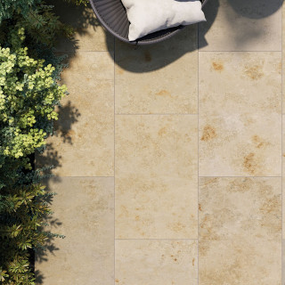 Country Supplies Jura Beige Porcelain Paving 60 x 90 x 2cm Single 0.54m²