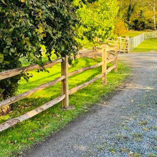 Chestnut Rail T-End 2.7m