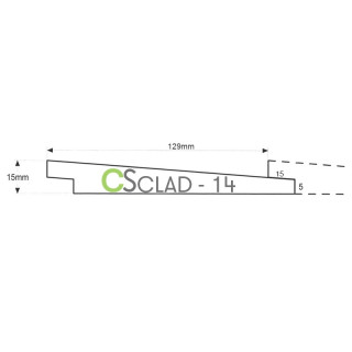 Cedar Cladding Profile 14