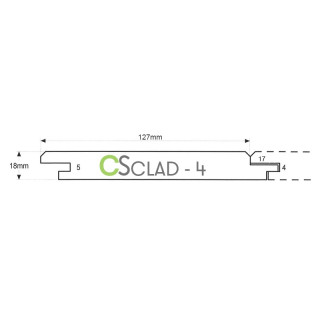 Cedar Cladding Profile 04