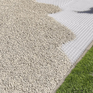 Core Drive Gravel Grid 1600 x 1200 x 30mm White