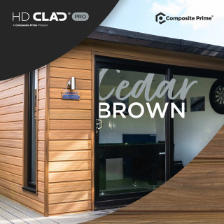 HD Clad Pro Cedar Brown 136 x 22.5 x 3600mm Pack 2
