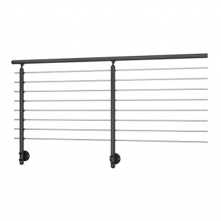 Prova 8 Anthracite Wall Mounted Extension Kit
