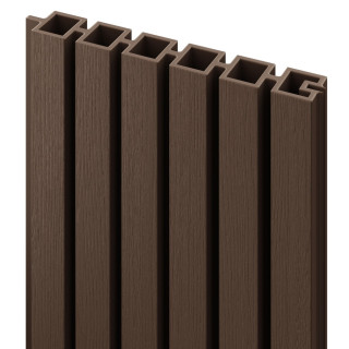 DuraPost Urban Slatted Composite Panels Brown Pack 2