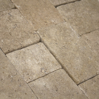 Country Supplies Desert Sand Tumbled Limestone Setts Mixed Pack 6.25m²