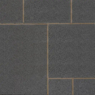 Country Supplies Impala Black Granite Paving 3 Size Project Pack 17.76m²