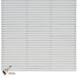 Harmony White Slatted Panel 170 x 180cm