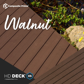 HD Deck XS Walnut Board 146 x 25 x 3600mm