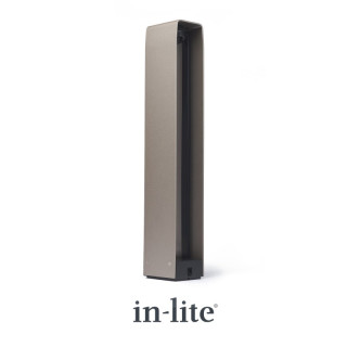 In-Lite ACE HIGH Rose Silver Bollard Light 490mm