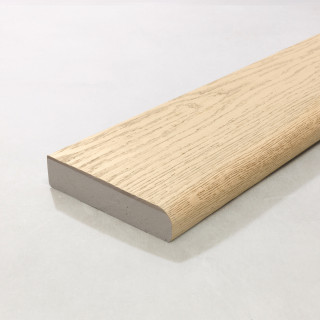Millboard Enhanced Grain Ashwood Bullnose Board 150 x 32 x 3600mm