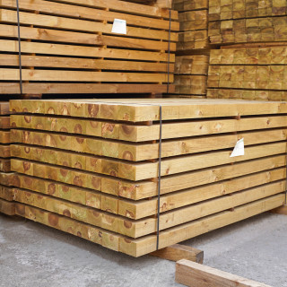 Redwood Sawn Post Green