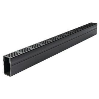 Aco 1m Threshold Drain Black