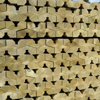 DuraPost Acoustic Timber Capping 95 x 45 x 2500mm