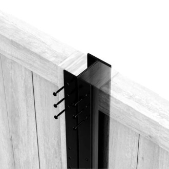 DuraPost Classic Fence Post Black 