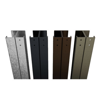 DuraPost Commercial Fence Post Anthracite 