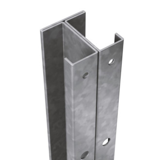 DuraPost Commercial Fence Post Galvanised 