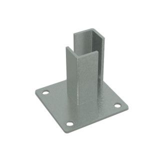 DuraPost Bolt Down Corner Galvanised 125mm