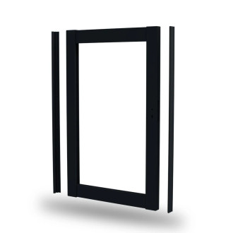 DuraPost Aluminium Gate Frame Black