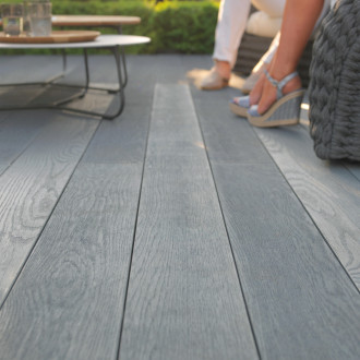 Millboard Enhanced Grain Brushed Basalt Decking Board 