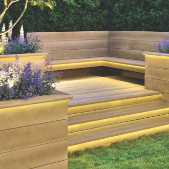 Millboard Enhanced Grain Golden Oak Decking Board 