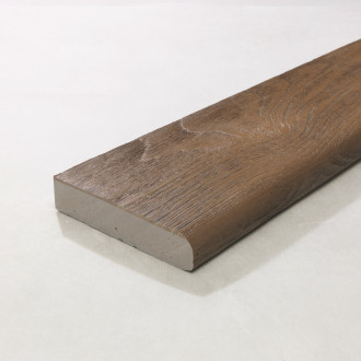 Millboard Antique Oak Bullnose Board 