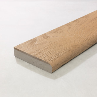 Millboard Enhanced Grain Golden Oak Bullnose Board 