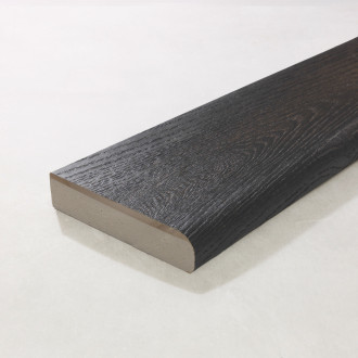 Millboard EG Burnt Cedar / WO Embered Bullnose Board 