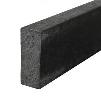 Plas Pro Sub Frame Black 125 x 50 x 3000mm