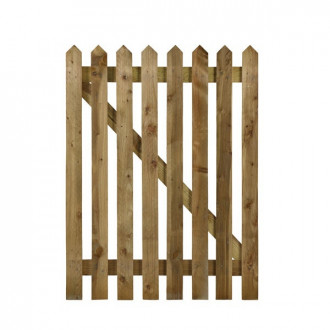 Pointed Picket Gate 