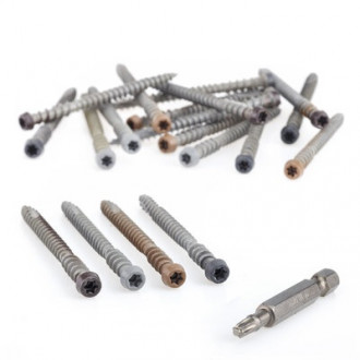 Trex Square Board Coloured Screws 