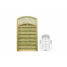 Arched Lattice Top Gate 180 x 90cm