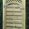 Arched Lattice Top Gate 180 x 90cm