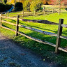 Chestnut Rail T-End 2.7m