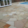 Global Stone Premium Sandstone Buff Brown Circle