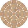 Global Stone Premium Sandstone Buff Brown Circle