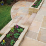 Global Stone Premium Sandstone Buff Brown Riven Paving