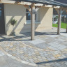 Global Stone Premium Sandstone Castle Grey Riven Setts 100 x 100 x 50mm Pack 8m²