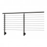 Prova 8 Anthracite Wall Mounted Extension Kit