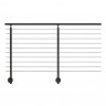 Prova 10 Anthracite Wall Mounted Extension Kit