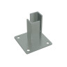 DuraPost Bolt Down Corner Galvanised 125mm