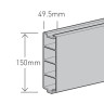 DuraPost Gate In-Fill Panels Olive Grey