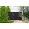 DuraPost Sleek Aluminium Privacy Gate Black