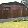 Closeboard Panel Brown