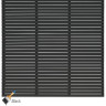 Harmony Black Slatted Panel 170 x 180cm