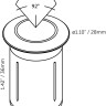 In-Lite DOT 22 Recessed Light 22mm