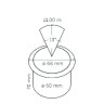 In-Lite BIG FLUX NARROW Recessed Light 60mm