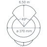 In-Lite BIG NERO Recsessed Light 170mm