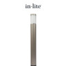 In-Lite LIV Rose Silver Bollard Light 612mm